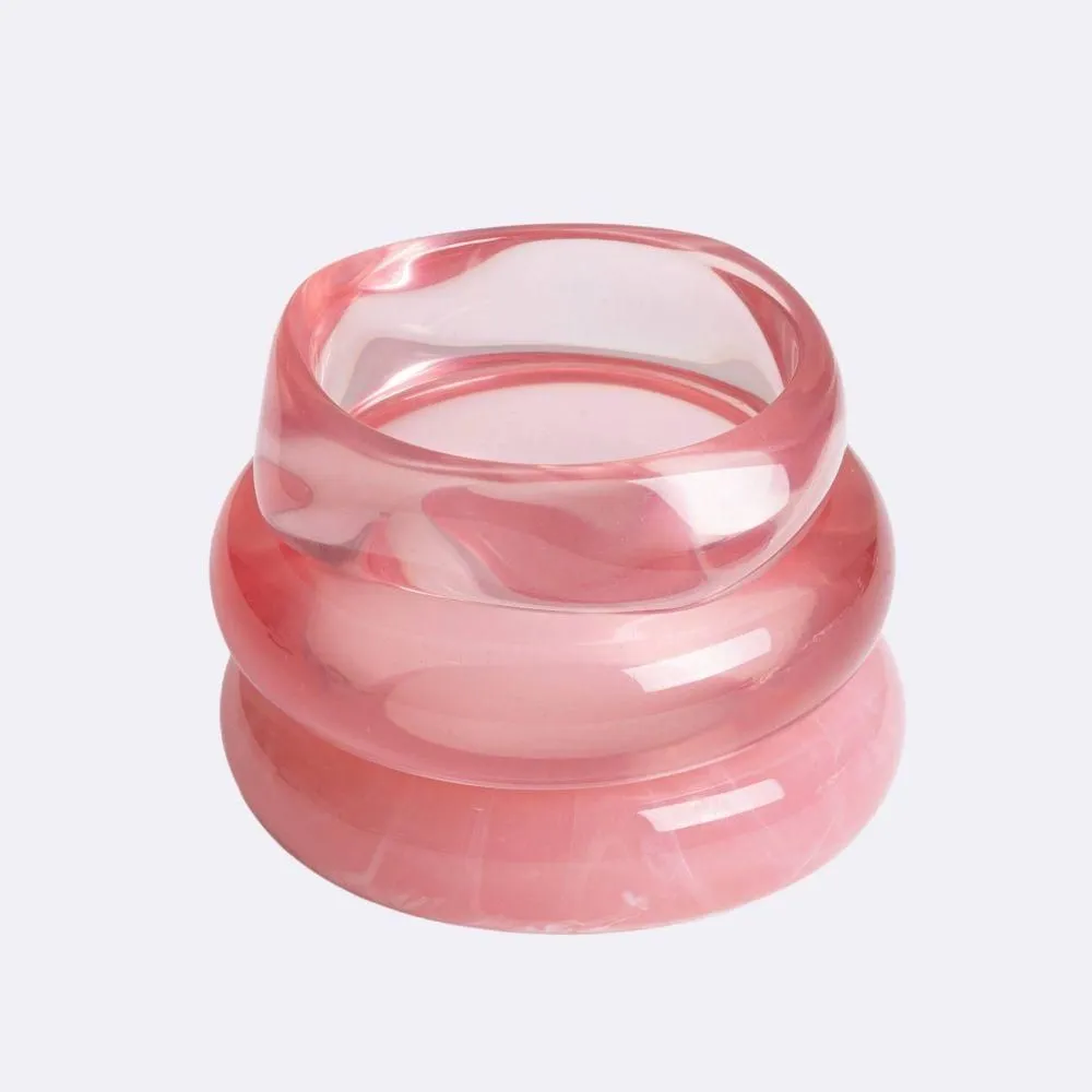 New - Size: One Size - Luv Aj Formenta Bangle Set 3pc - Pink