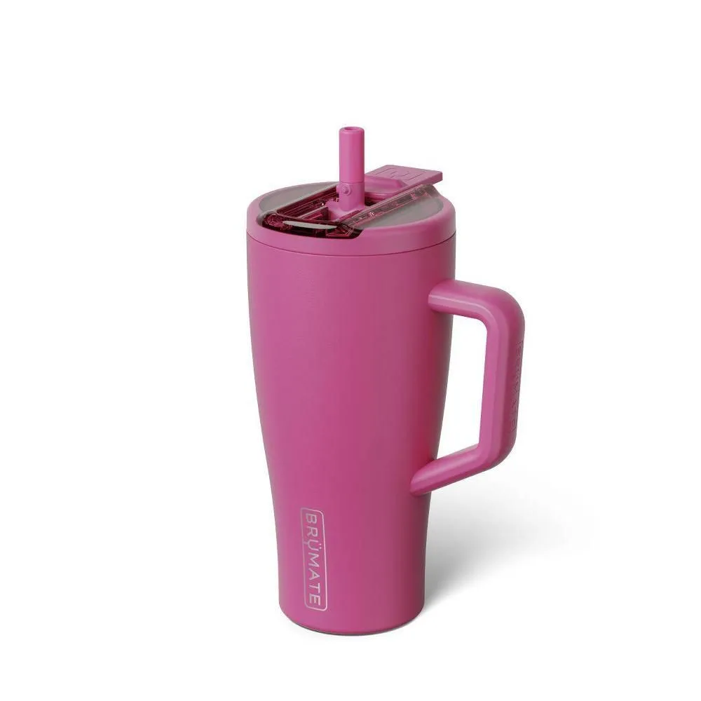 New without box - Size: 30 fl oz - BruMate 30fl oz Stainless Steel Era Flip Straw Tumbler - Hibiscus
