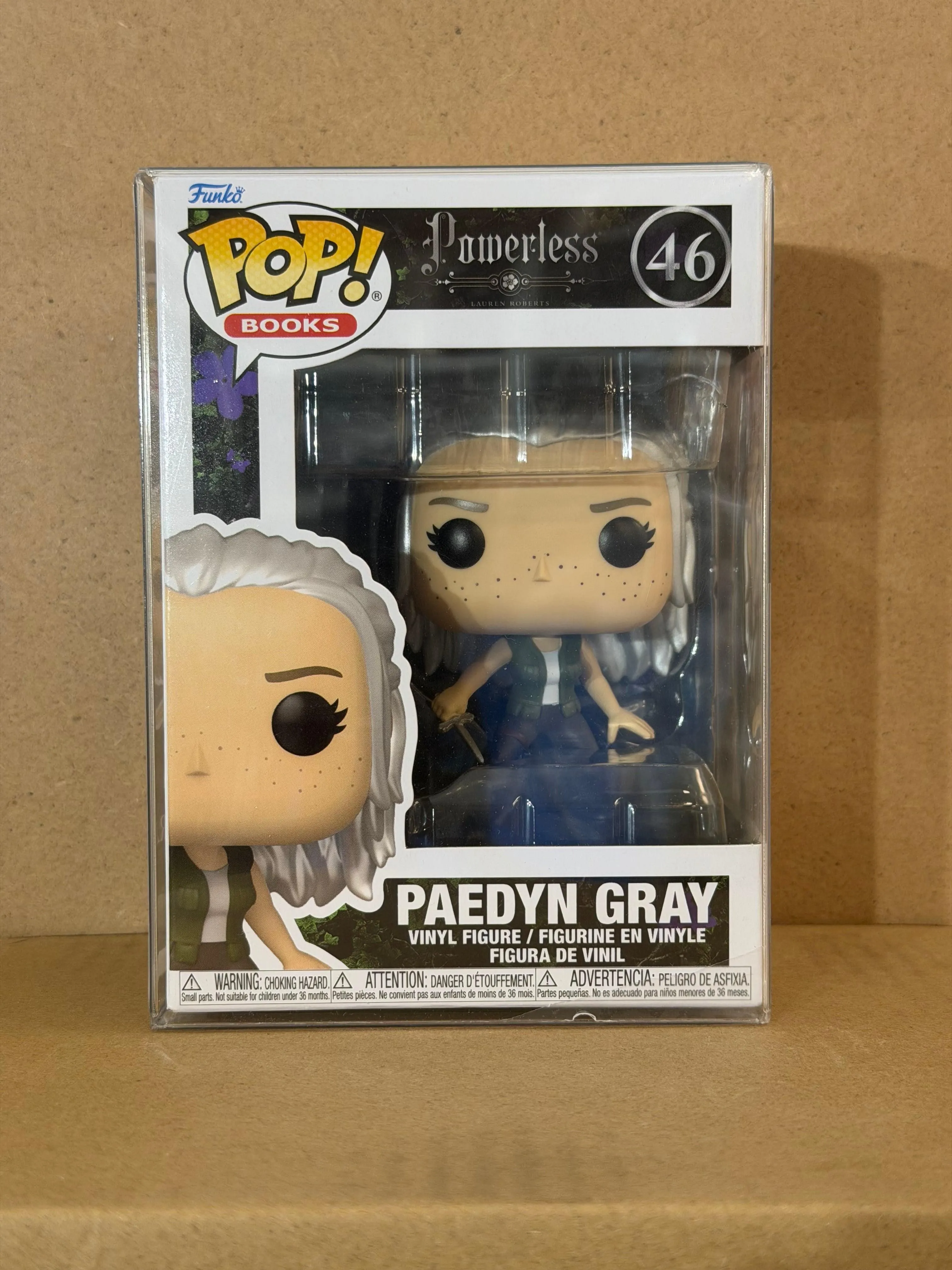 Funko Pop! Books Powerless Paedyn Gray #46 Free Protector