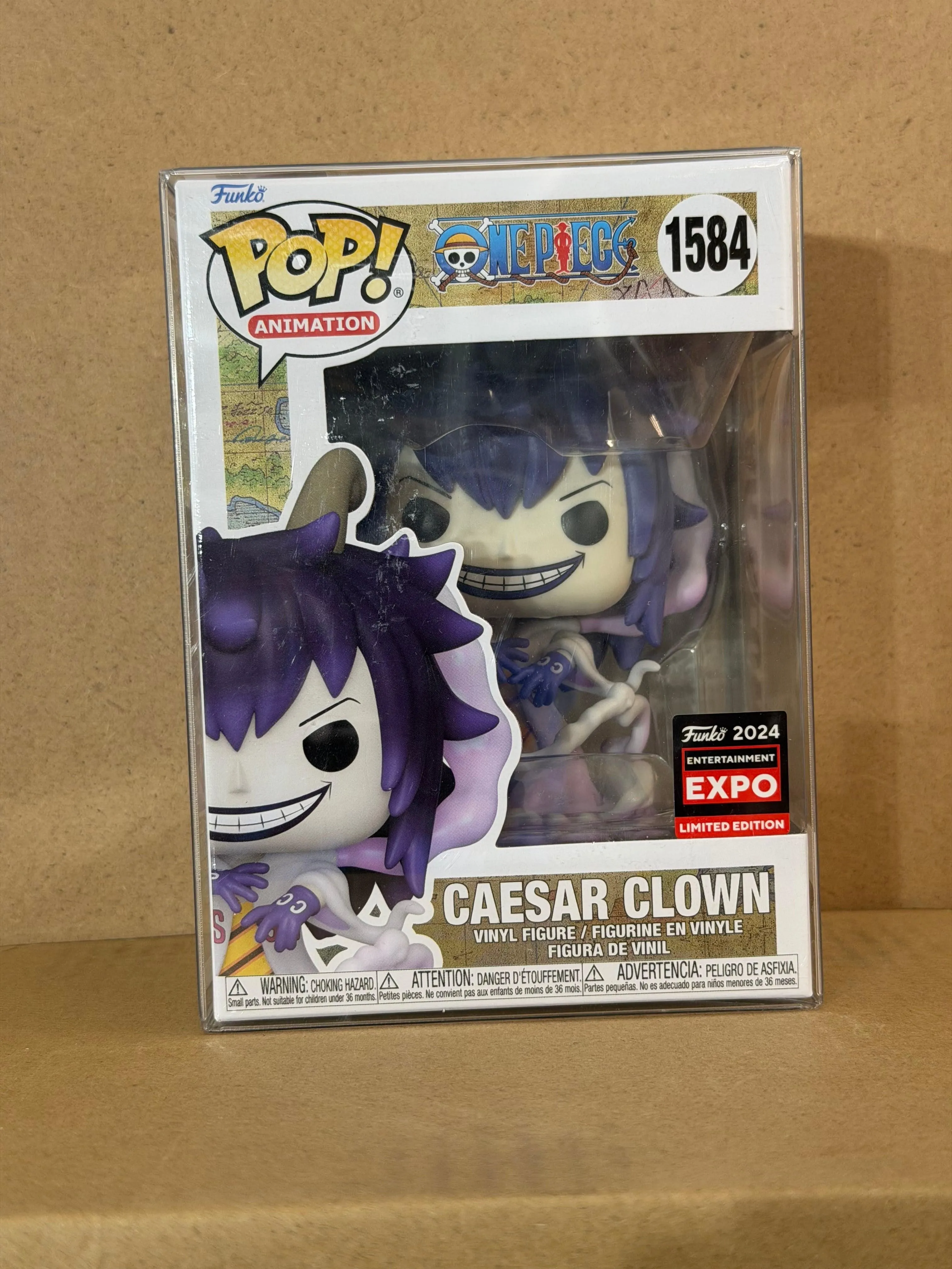 Funko Pop! Anime One Piece Caesar Clown #1584 2024 Anime Expo