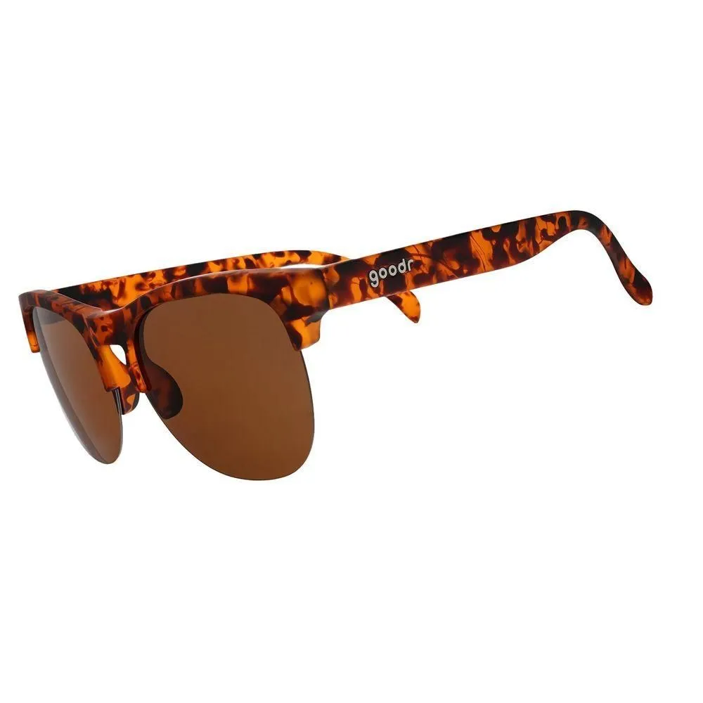 New without Tags - goodr Adult Positively Cosmopolitan Plastic Square Sunglasses - Brown
