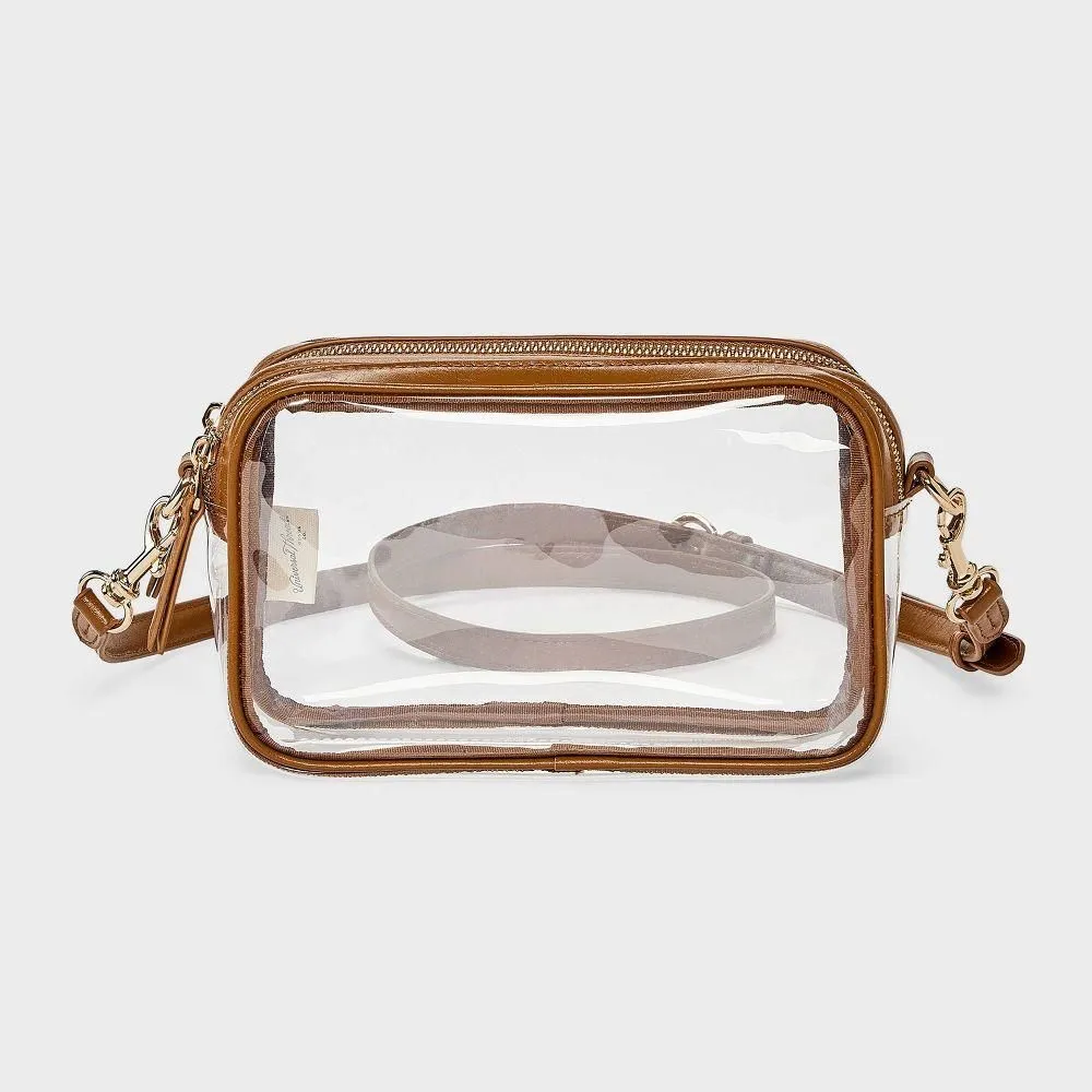 New Without Tags - Size: One Size - Double Zip Camera Crossbody Bag - Universal Thread Clear