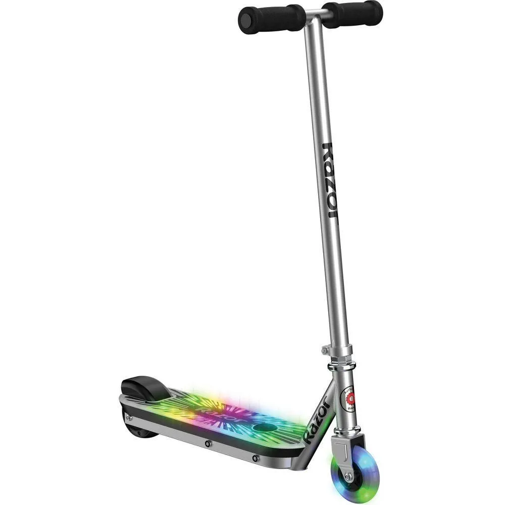 Open-box - Razor Color Rave Electric Scooter - Blast: Steel Frame 7.5 MPH 110