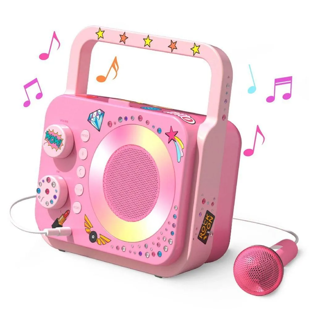 Open-box - FAO Schwarz Toy Preschool Karaoke Mic - 4pc