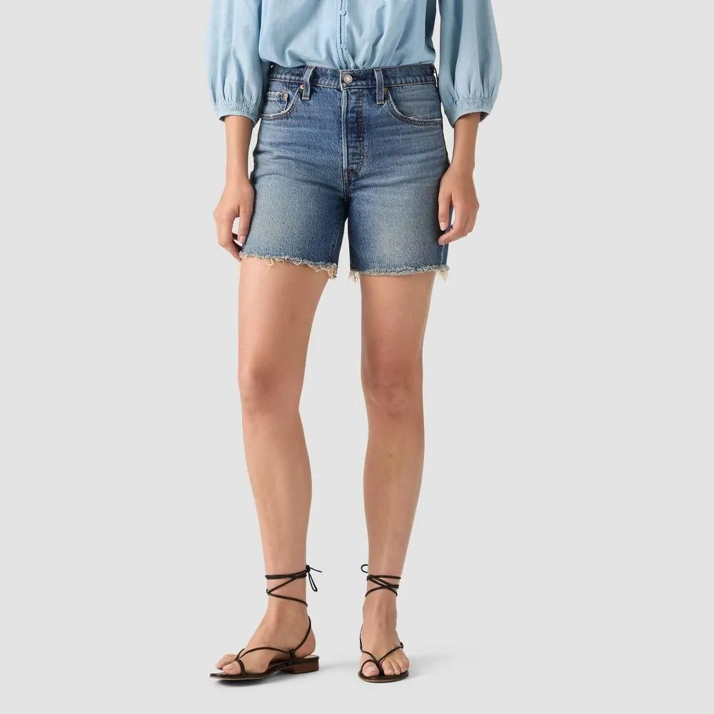 New without Tags - Levi's Women's 501 Mid-Thigh Shorts - Symmetry Sister 27