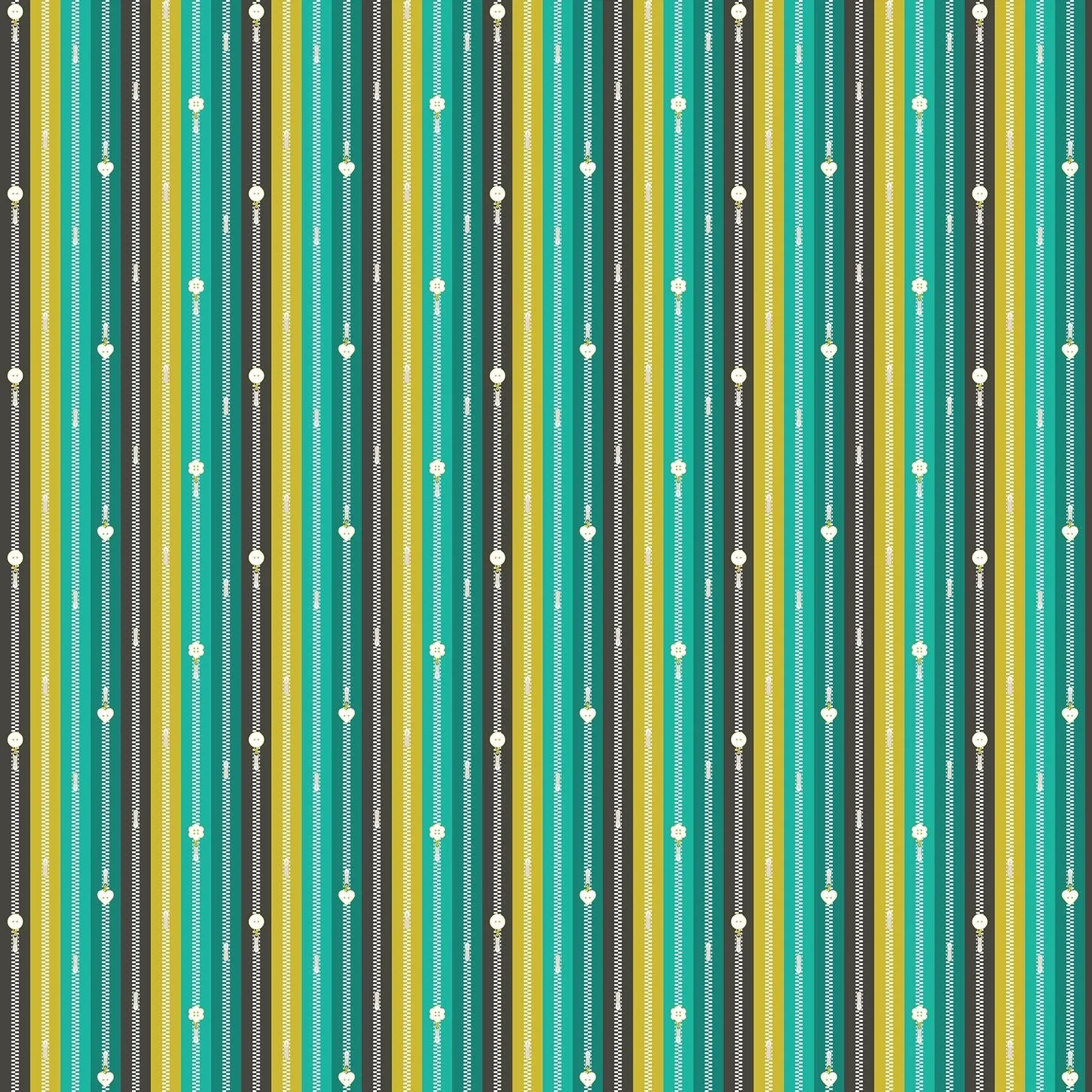 BITS AND BOBS - ZIPPERS - TEAL