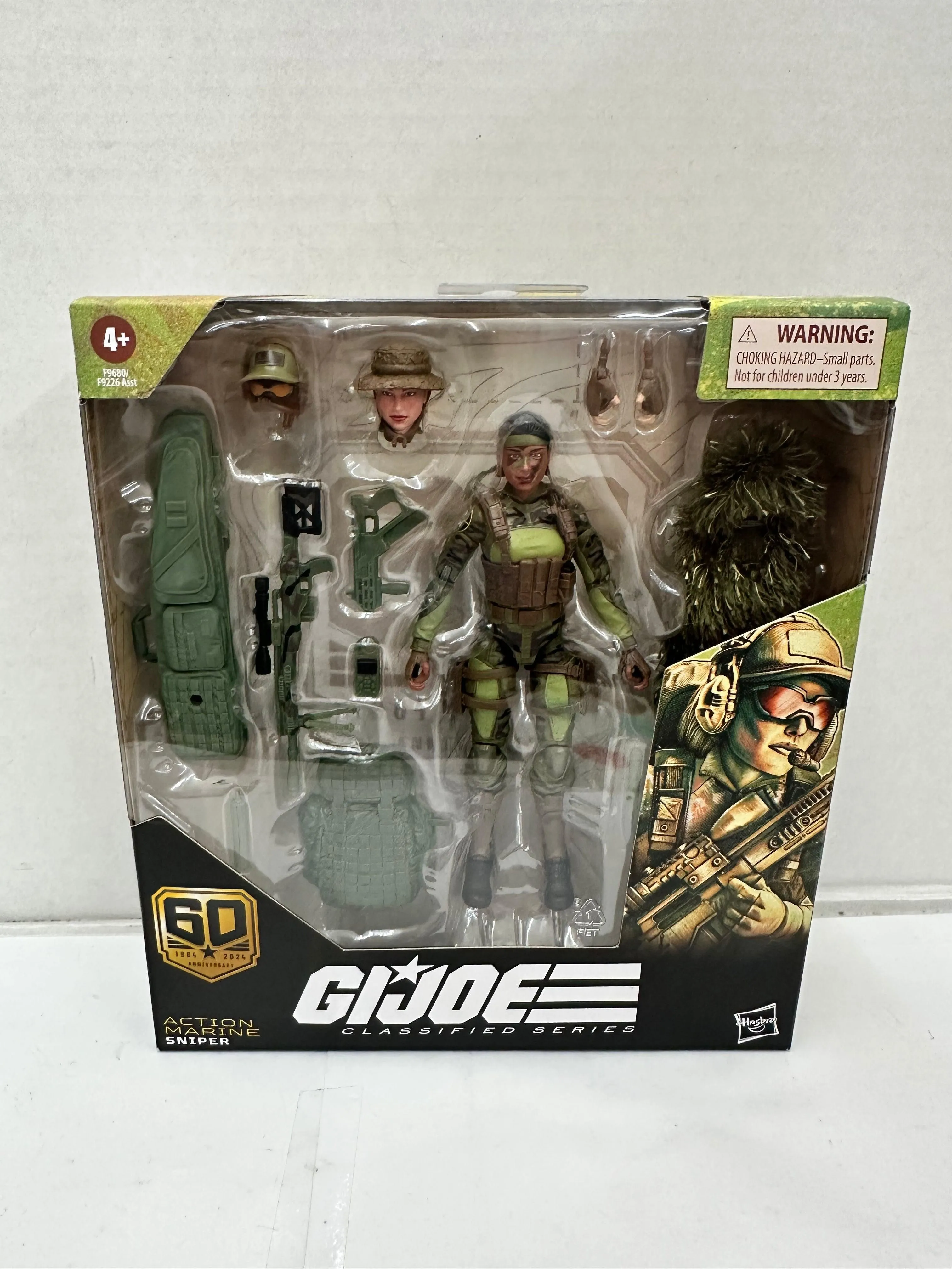 G.I. Joe Classified Series 60th Anniversary 6'' Action Marine Sniper Figure