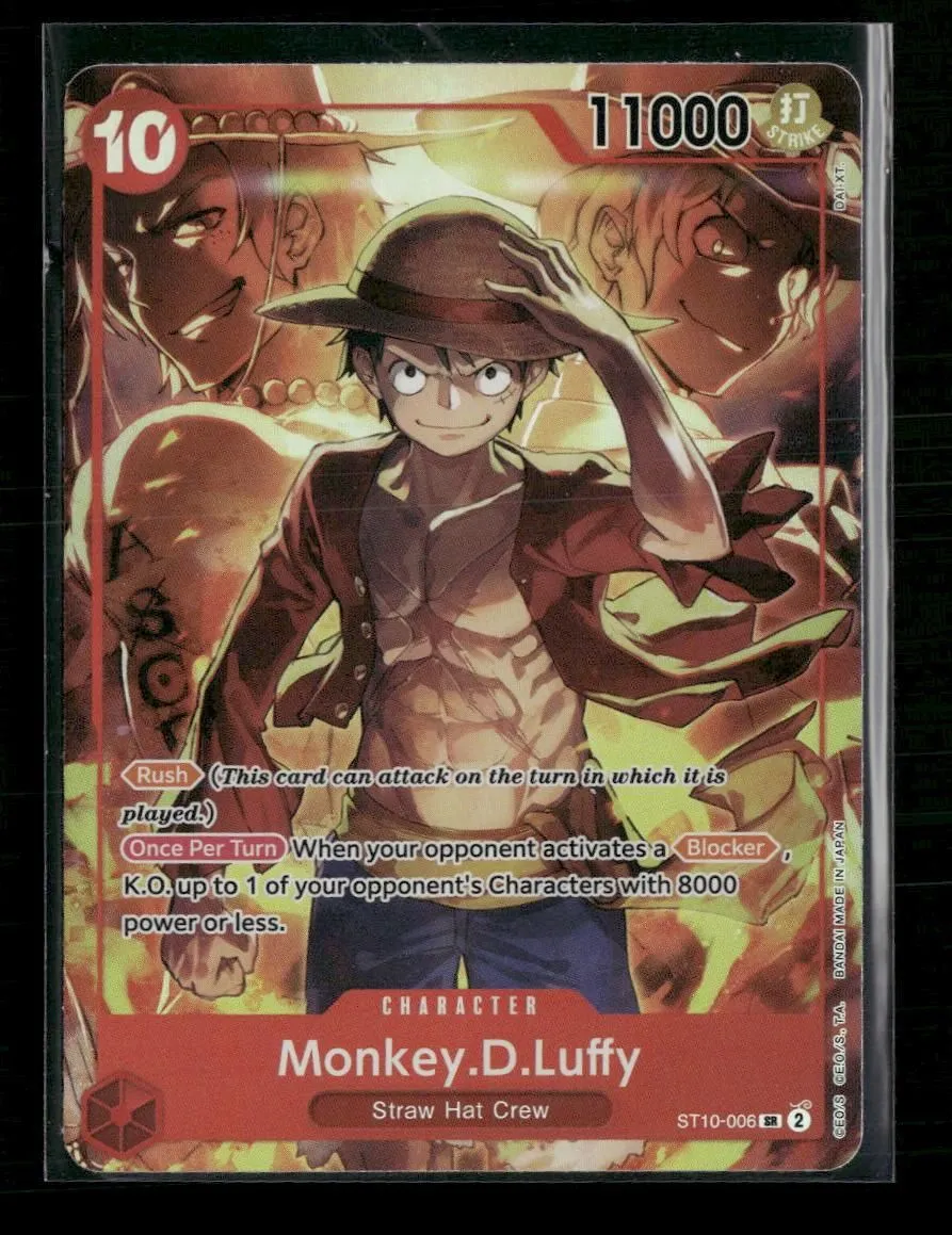 One Piece Promotion Cards Monkey.D.Luffy (Treasure Booster Set) #ST10-006