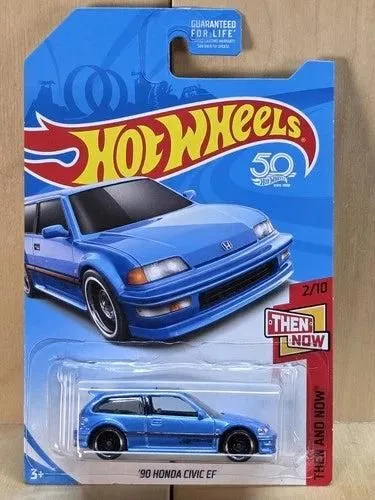 Hot Wheels Then and Now '90 Honda Civic EF Diecast Model Car