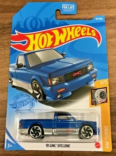Hot Wheels Turbo '91 GMC Syclone Diecast Model Car