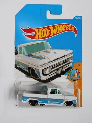 Hot Wheels Surf's Up Custom '62 Chevy Pickup Diecast Model Car