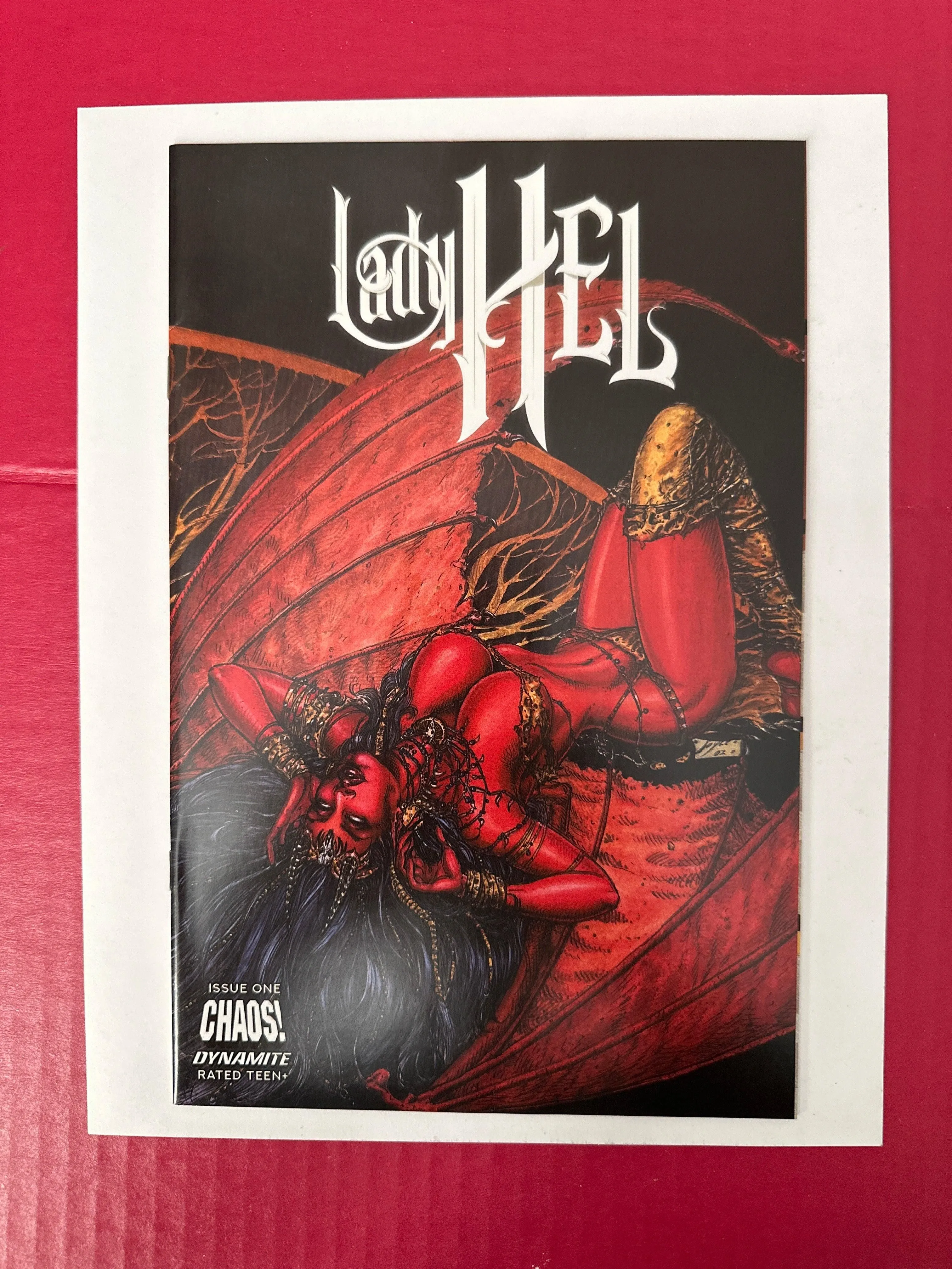 Lady HEL #1F (Dynamite Entertainment 2022) Black Blank Variant
