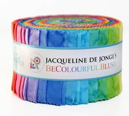 Batik BeColourful Blush BCBJR-X 2.5" Strips Jacqueline de Jonge Anthology