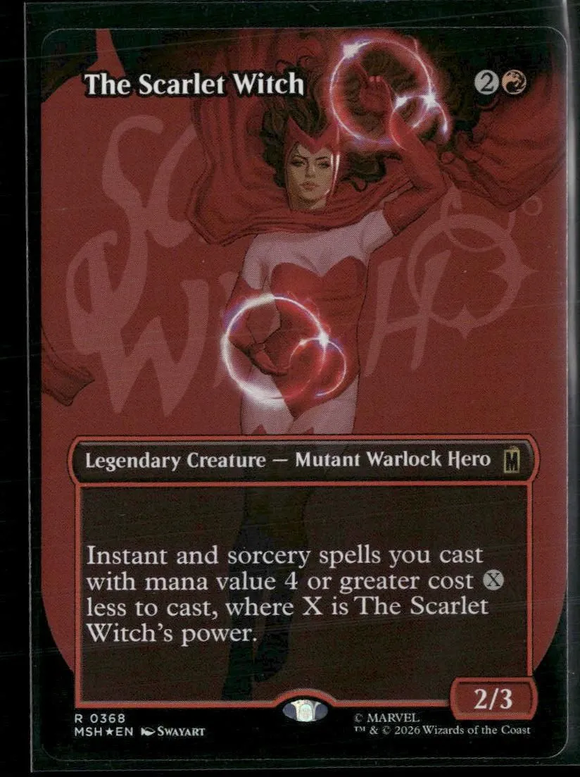 Marvel Super Heroes The Scarlet Witch (Borderless) Foil #368