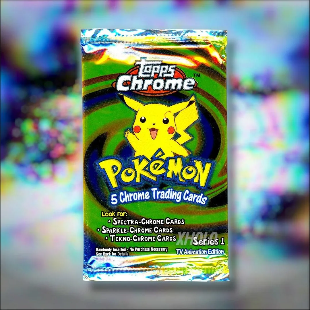 Topps Chrome Series 1 Pokémon Booster Pack (Box Fresh)