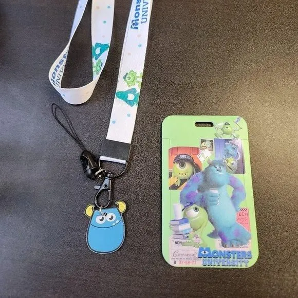 Product image for Monster University ID Cardholder and Lanyard Set 