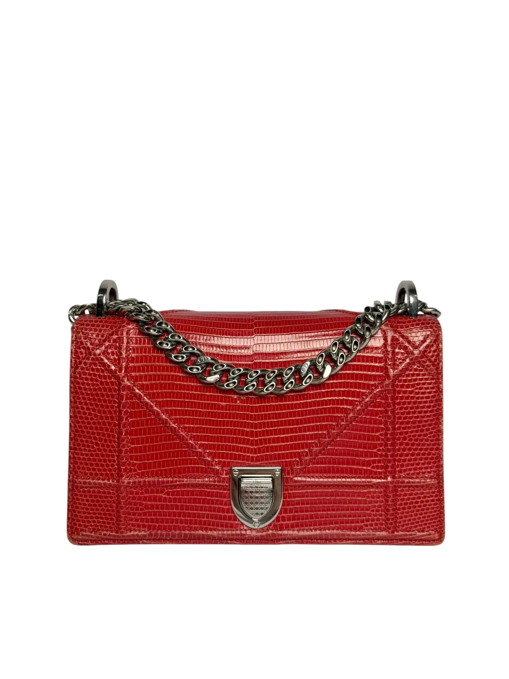 Christian Dior Diorama Red Lizard Small SHW
