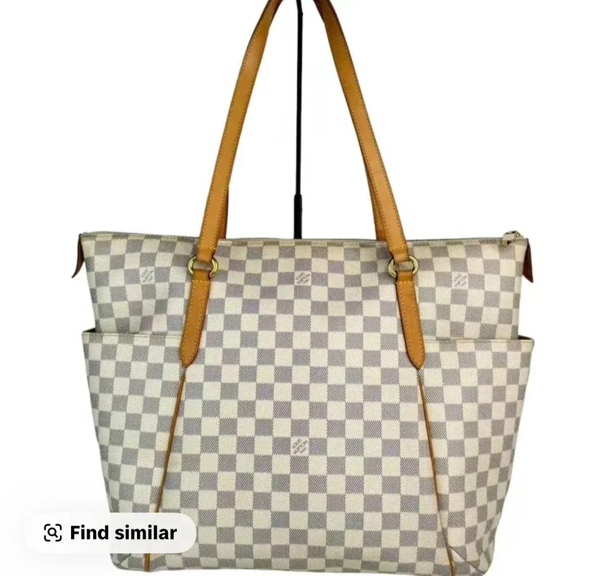 Louis Vuitton Totally MM Damier Azur Tote - Preloved Authentic