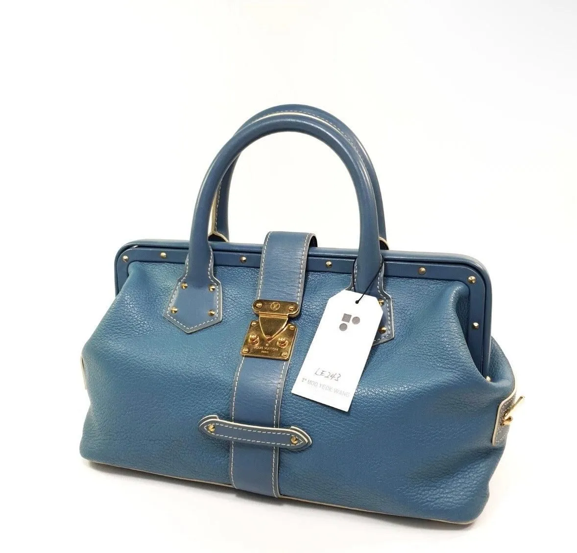 Louis Vuitton Suhali L’Ingenieux PM – Blue Suhali Leather Preloved Authentic