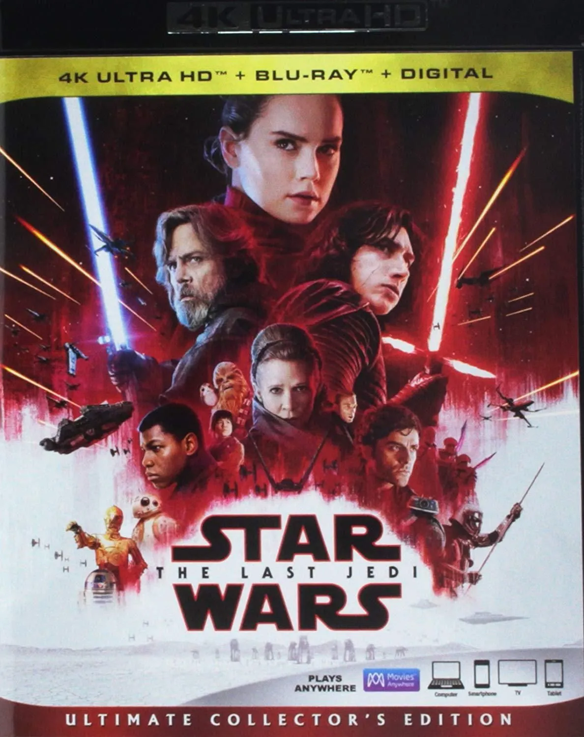 Star Wars: The Last Jedi - 4K Blu-Ray & Blu-Ray
