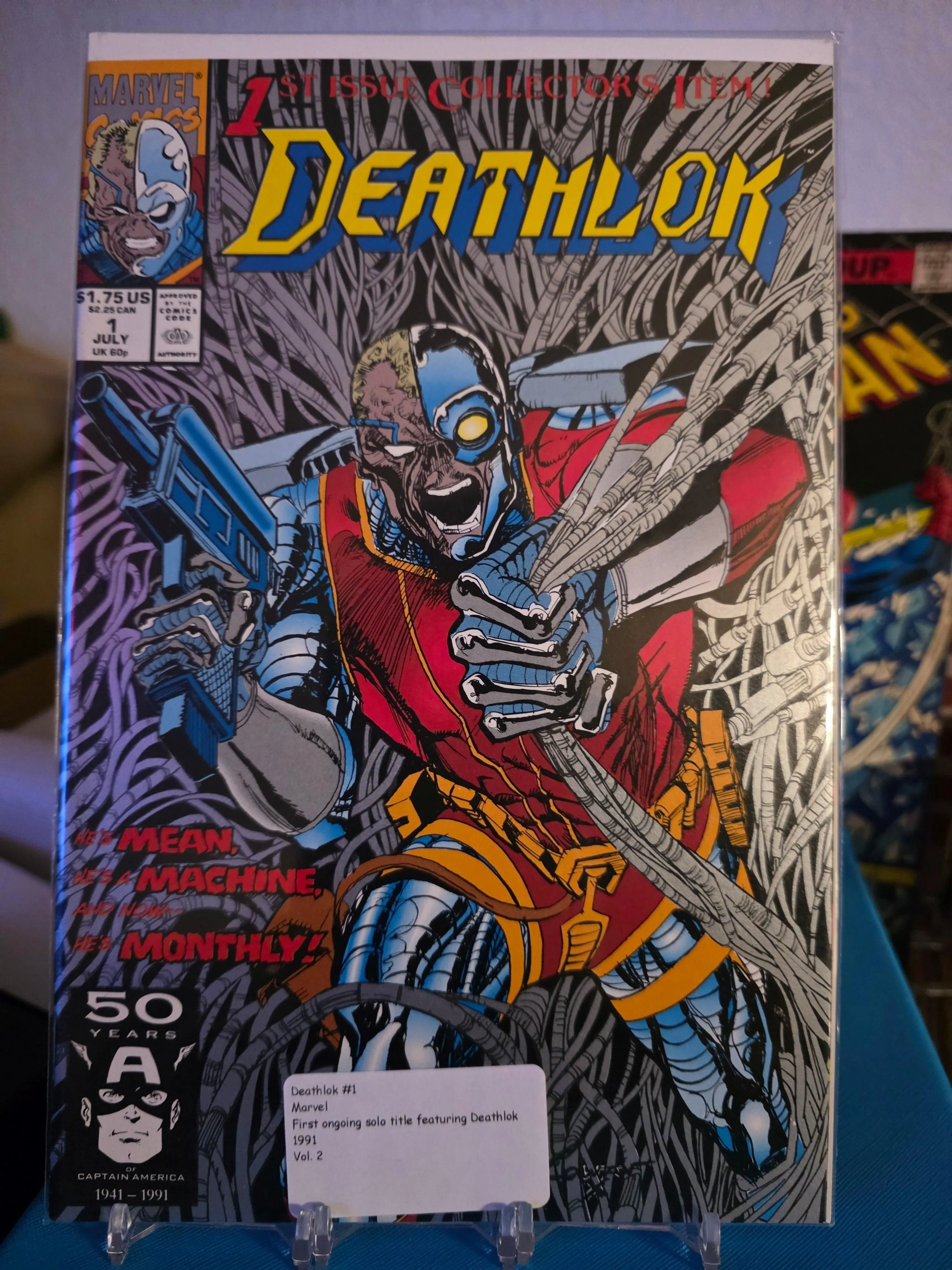 Deathlok #1 (Vol. 2 Premier Issue) NM High-Grade Marvel (1991) - Dwayne McDuffie / Denys Cowan