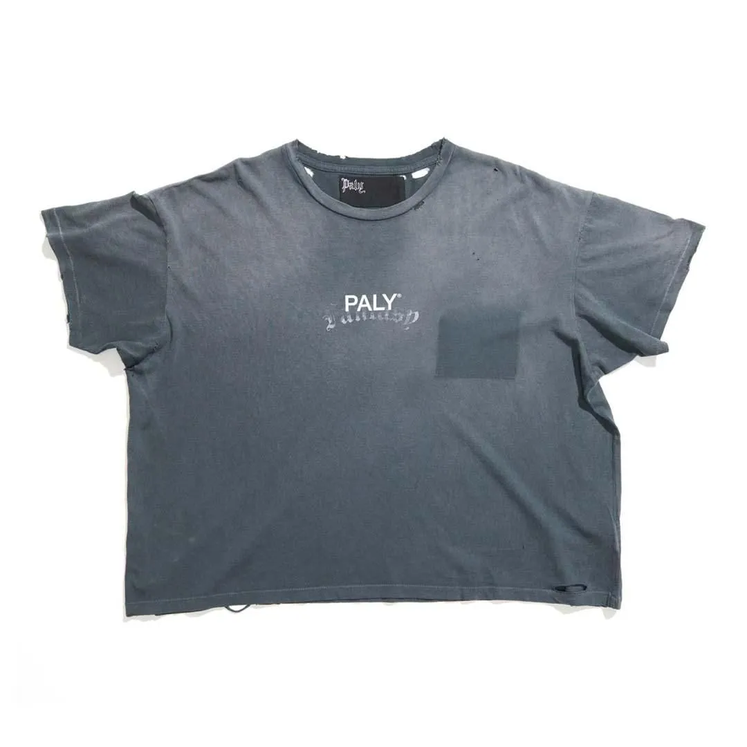 Paly Hollywood Core Logo Faded Black Tee