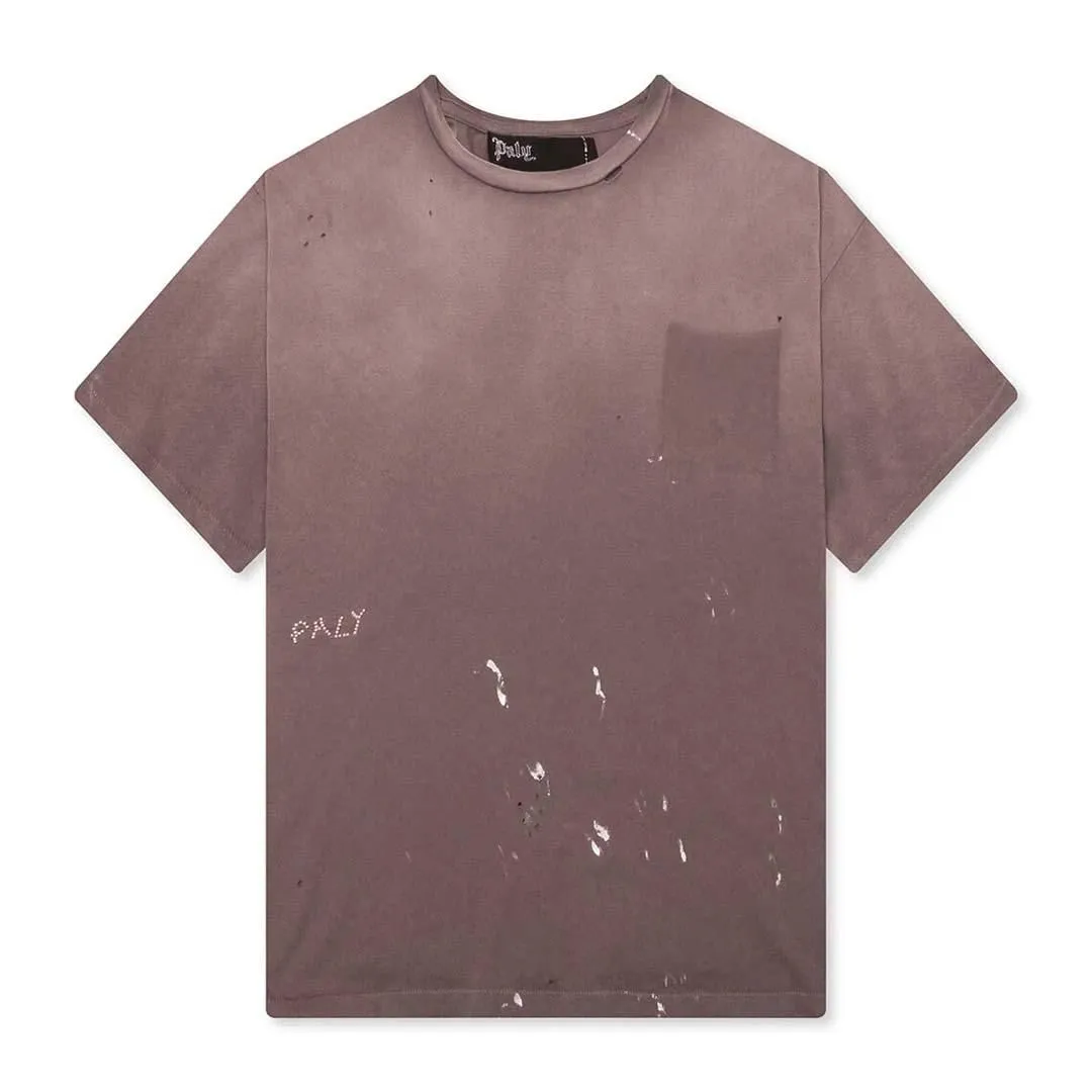 Paly Hollywood Bead Faded Brown Tee