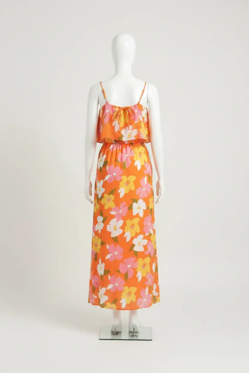 Emily Wonder Orange Floral Dress