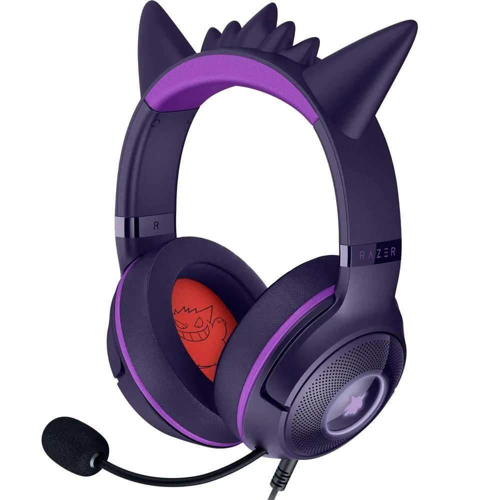 Used and fully functioning - Razer Kraken Kitty V2 Pokemon Gengar Edition Gaming Headset