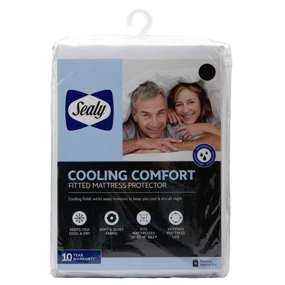 New without box - Sealy King Cooling Comfort Machine Washable Fitted Mattress