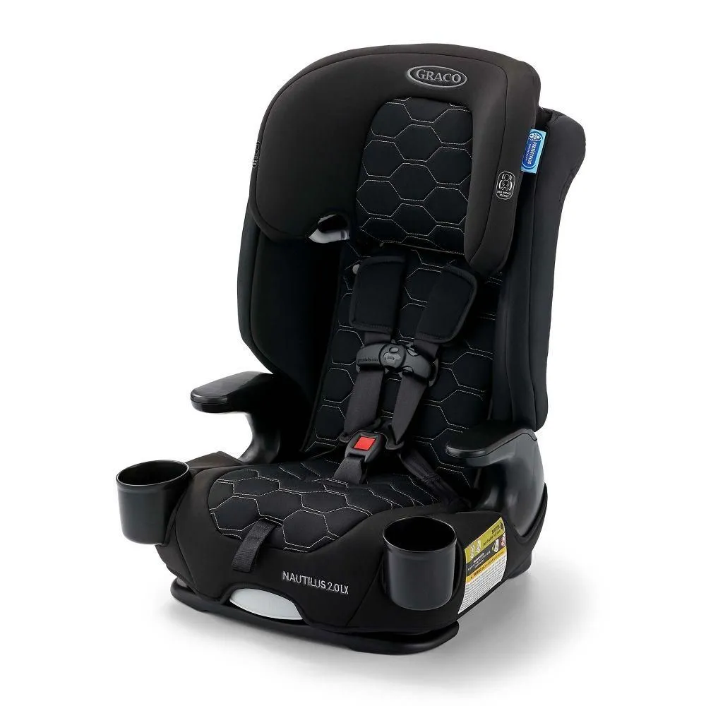New without Tags - Graco Nautilus 2.0 LX 3-in-1 Harness Booster Car Seat - Hex