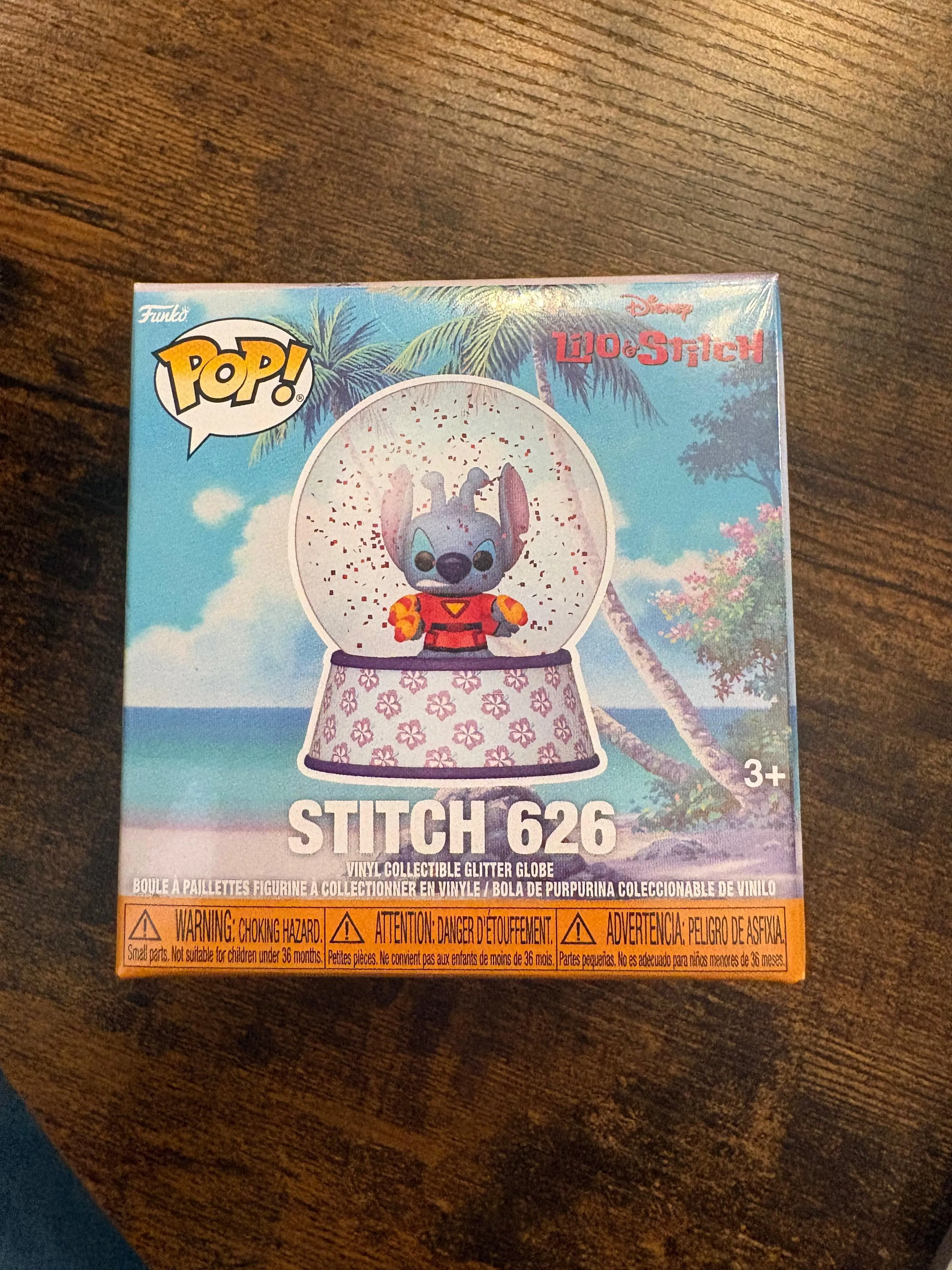 Lilo and Stitch Mini Glitter Globe