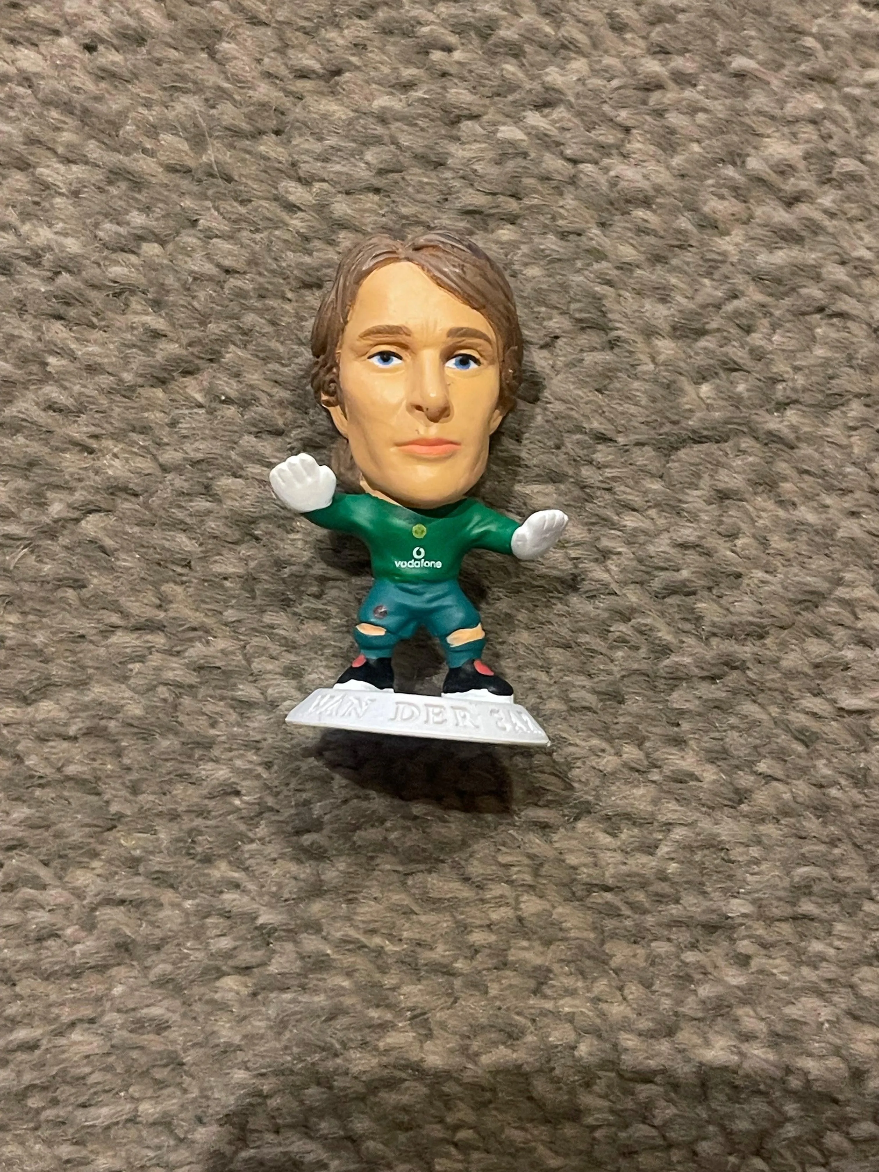 Edwin Van Der Sar Manchester United  Corinthian Microstars Figure