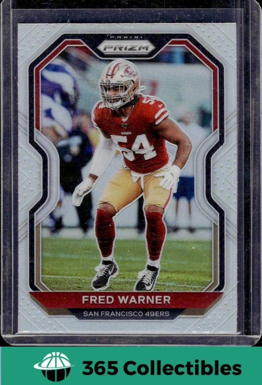 2020 Panini Prizm #286 Fred Warner Silver Prizm San Francisco 49ers