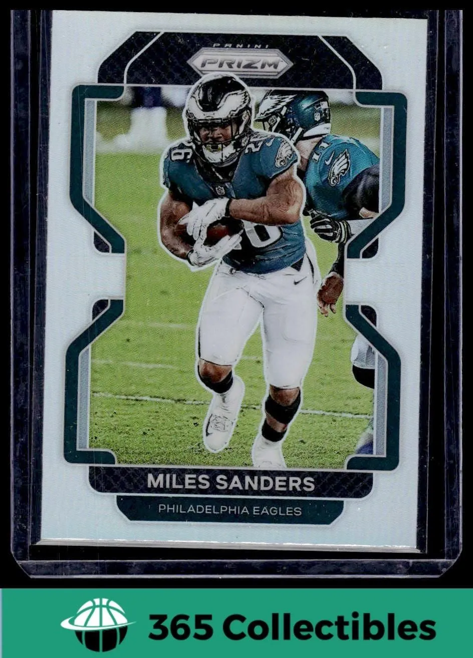 2021 Panini Prizm #222 Miles Sanders Silver Prizm Philadelphia Eagles