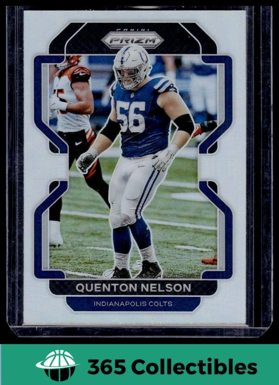 2021 Panini Prizm #23 Quenton Nelson Silver Prizm Indianapolis Colts