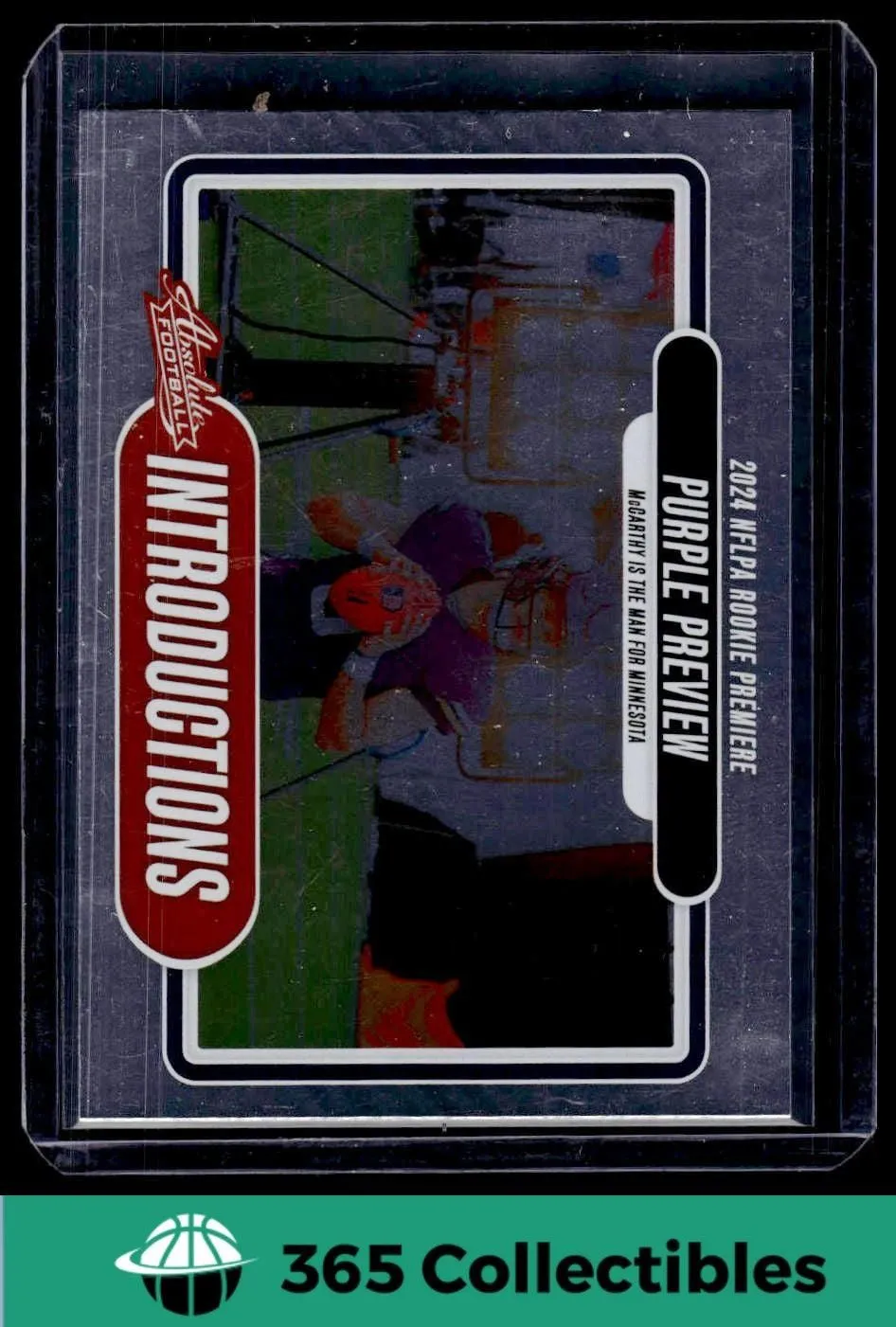 2024 Panini Absolute #I-JMY J.J. McCarthy Introductions Minnesota Vikings