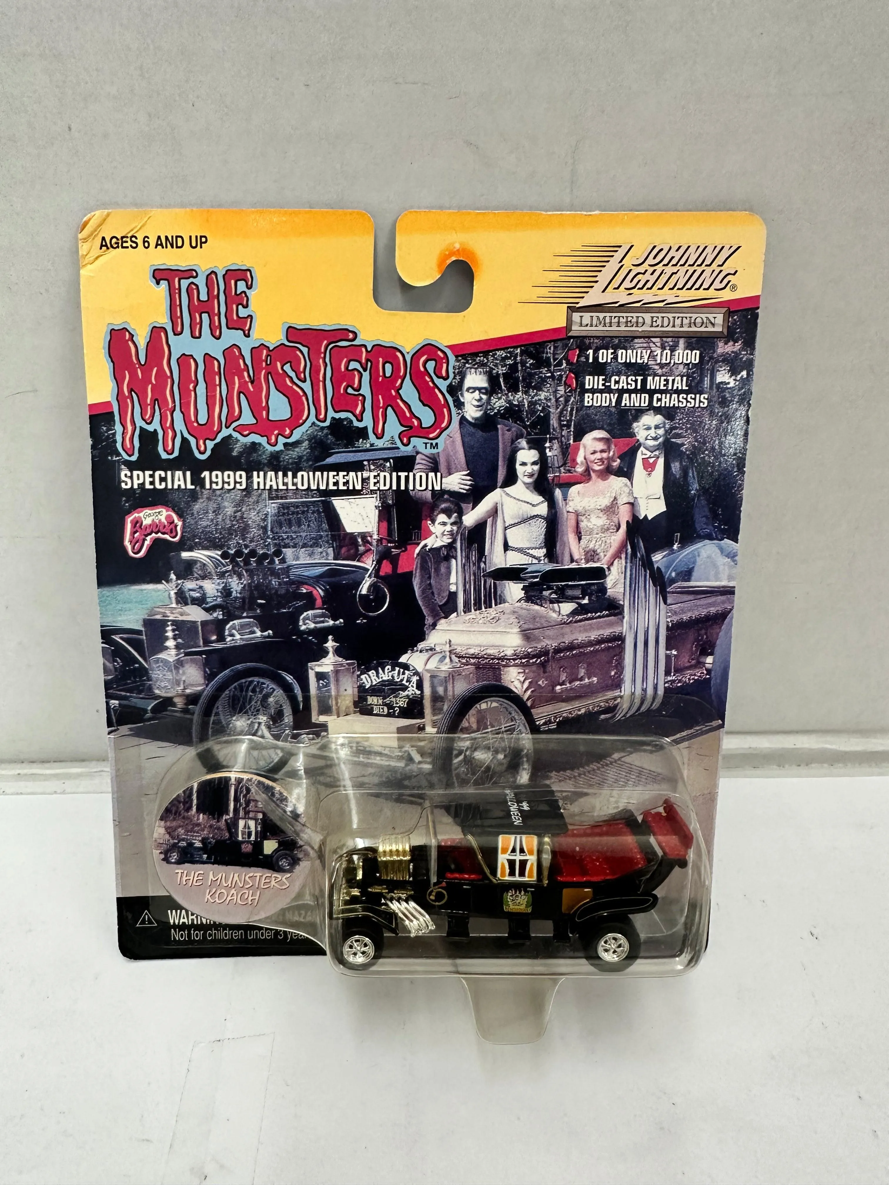 1999 HALLOWEEN EDITION THE MUNSTERS KOACH JOHNNY LIGHTNING