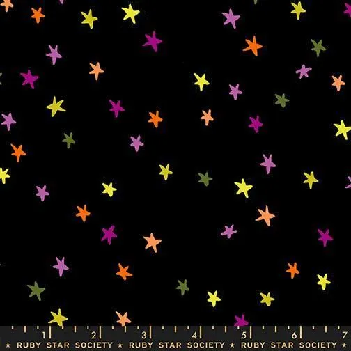 Freaky Familiars Starry Basics Stars RS4109 98 Ruby Star Half Yard