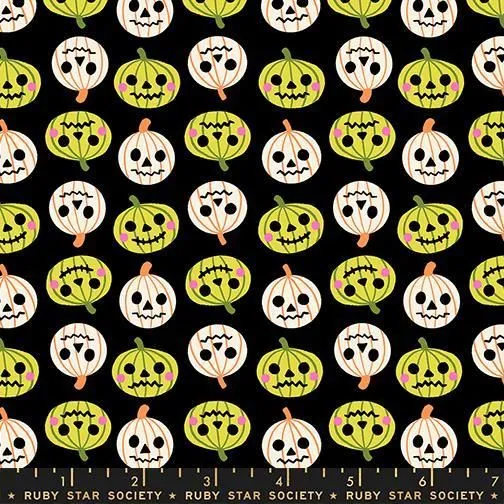Freaky Familiars RS5196 14 Black Ruby Star Half Yard