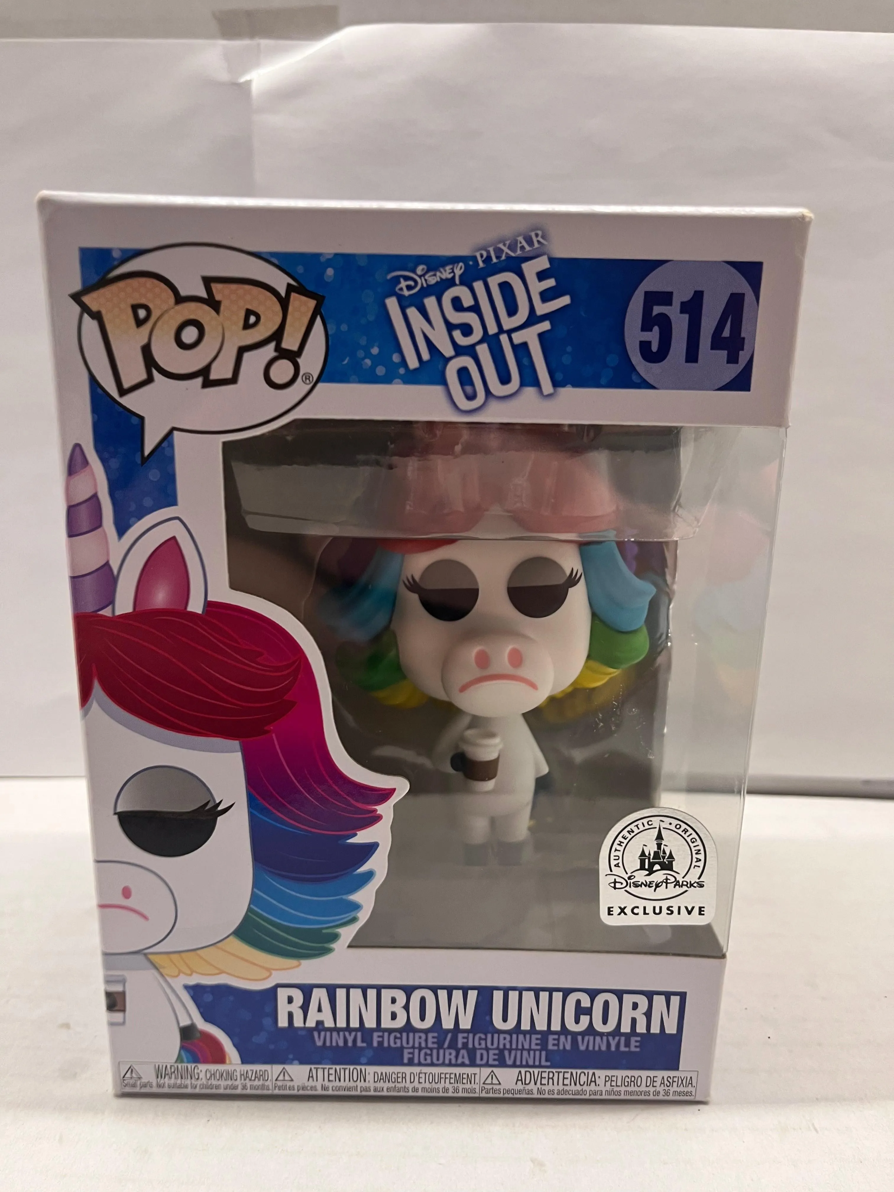 Funko Pop! Vinyl: Pixar - Rainbow Unicorn - Disney (Exclusive) #514