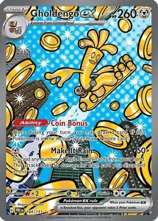 Gholdengo ex 164 - SV Prismatic Evolutions Holofoil