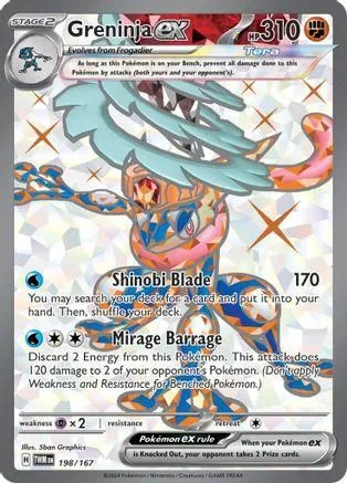 Greninja ex - 198/167 198 - SV06 Twilight Masquerade Holofoil