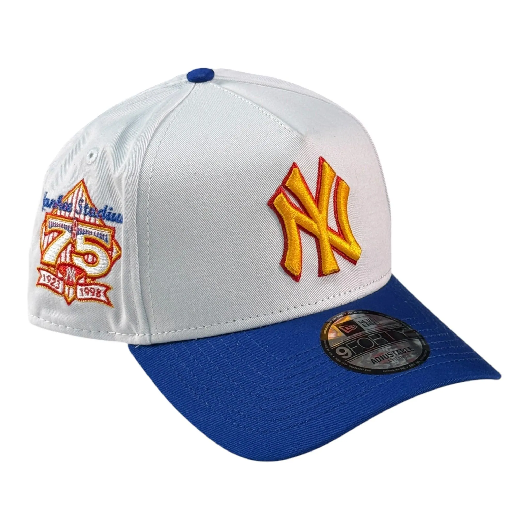New Era 940 A-Frame Snapback New York Yankees White/Blue
