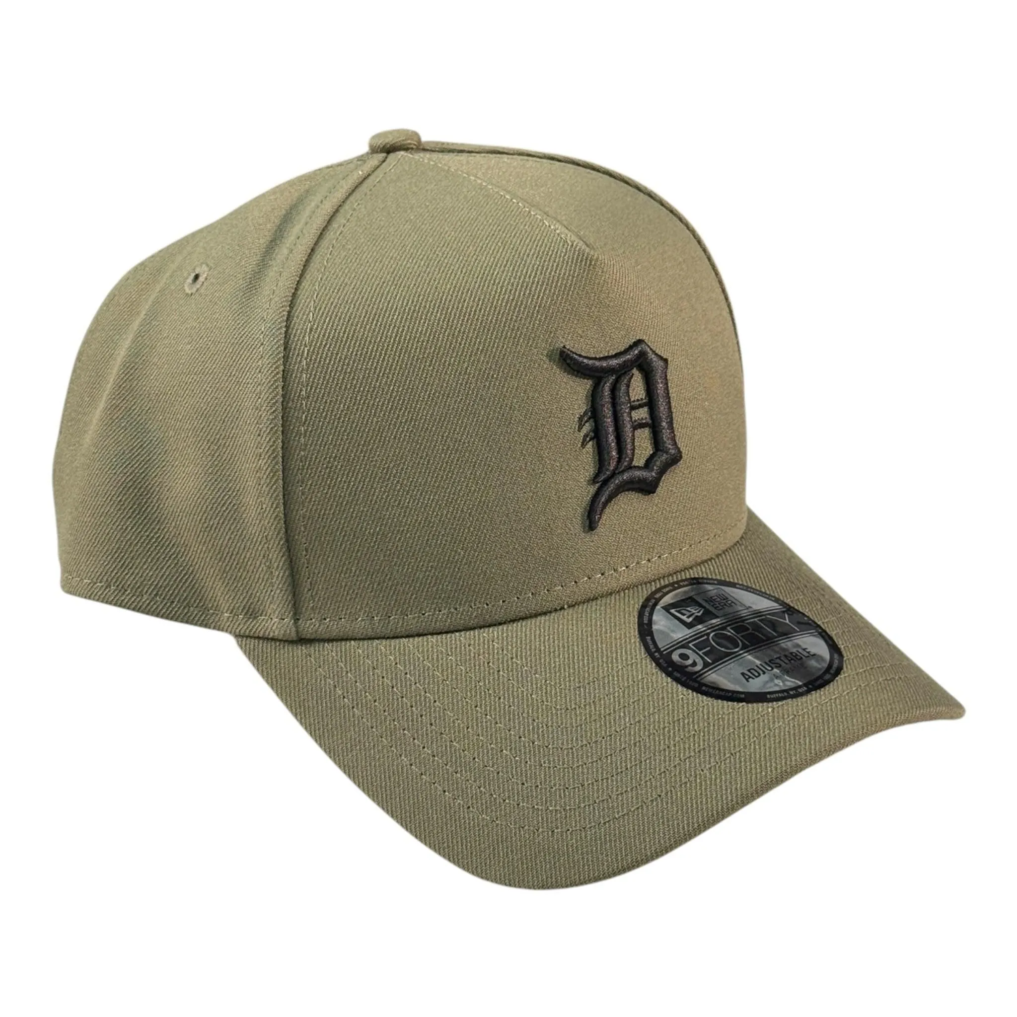 New Era 940 A-Frame Snapback Detroit TIgers Olive