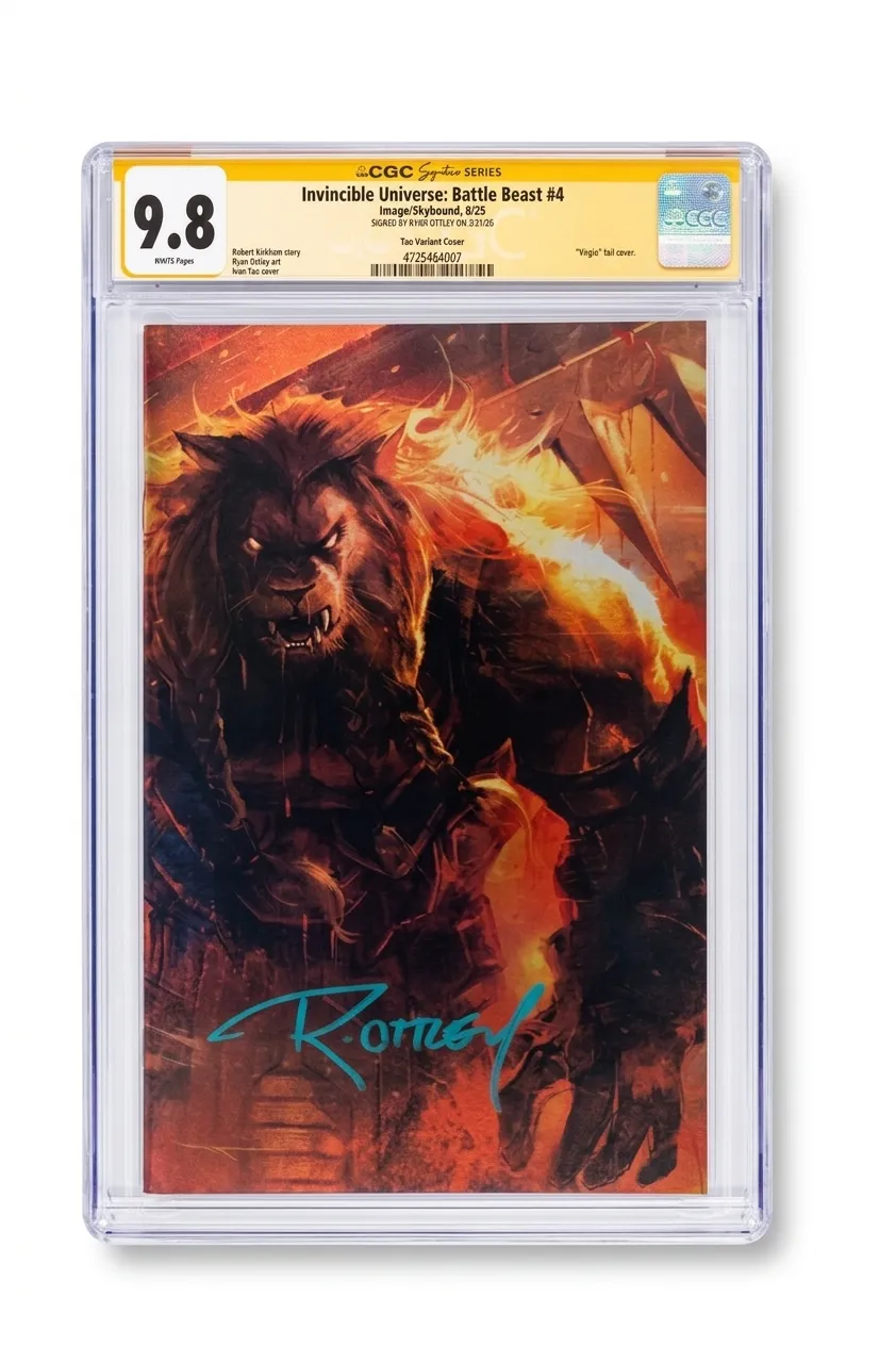 Invincible Universe Battle Beast #4, Ivan Tao [9.8 CGC Signature Series]