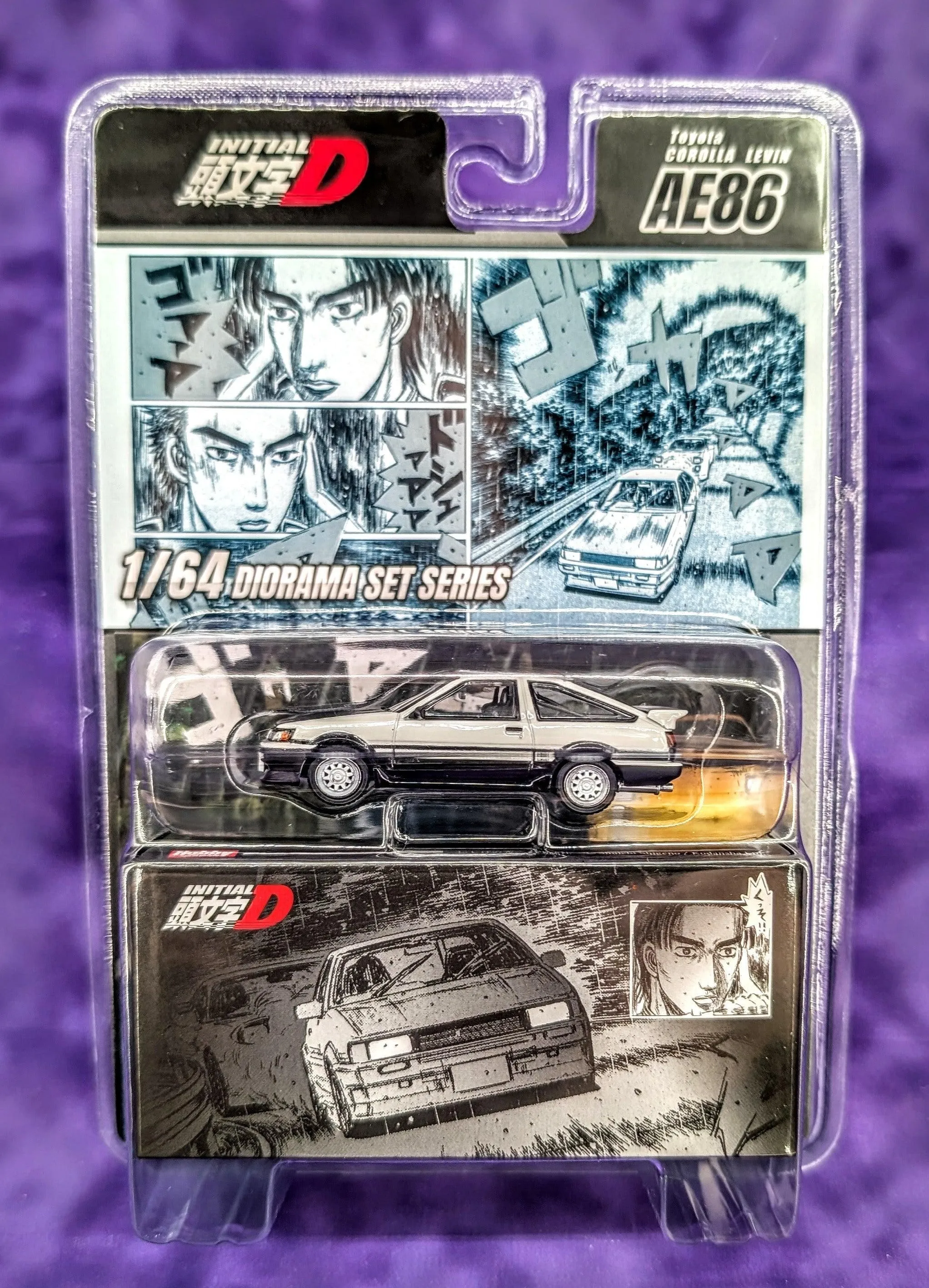 Hobby Japan Toyota Corolla Levin (AE86) - Initial D Diorama Set Series