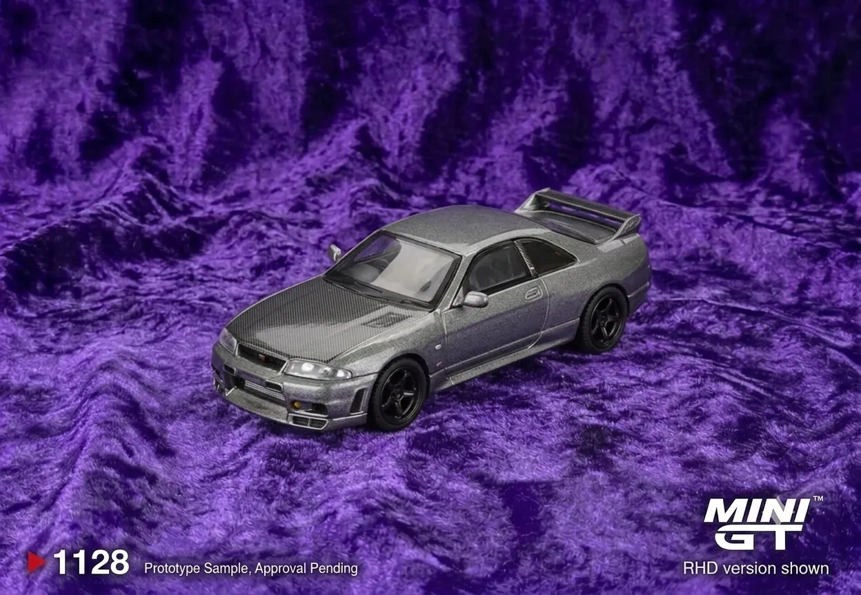 Mini GT NISSAN Skyline GT-R Dark Metal Gray (NISMO BCNR33 CRS Version) – Limited Edition