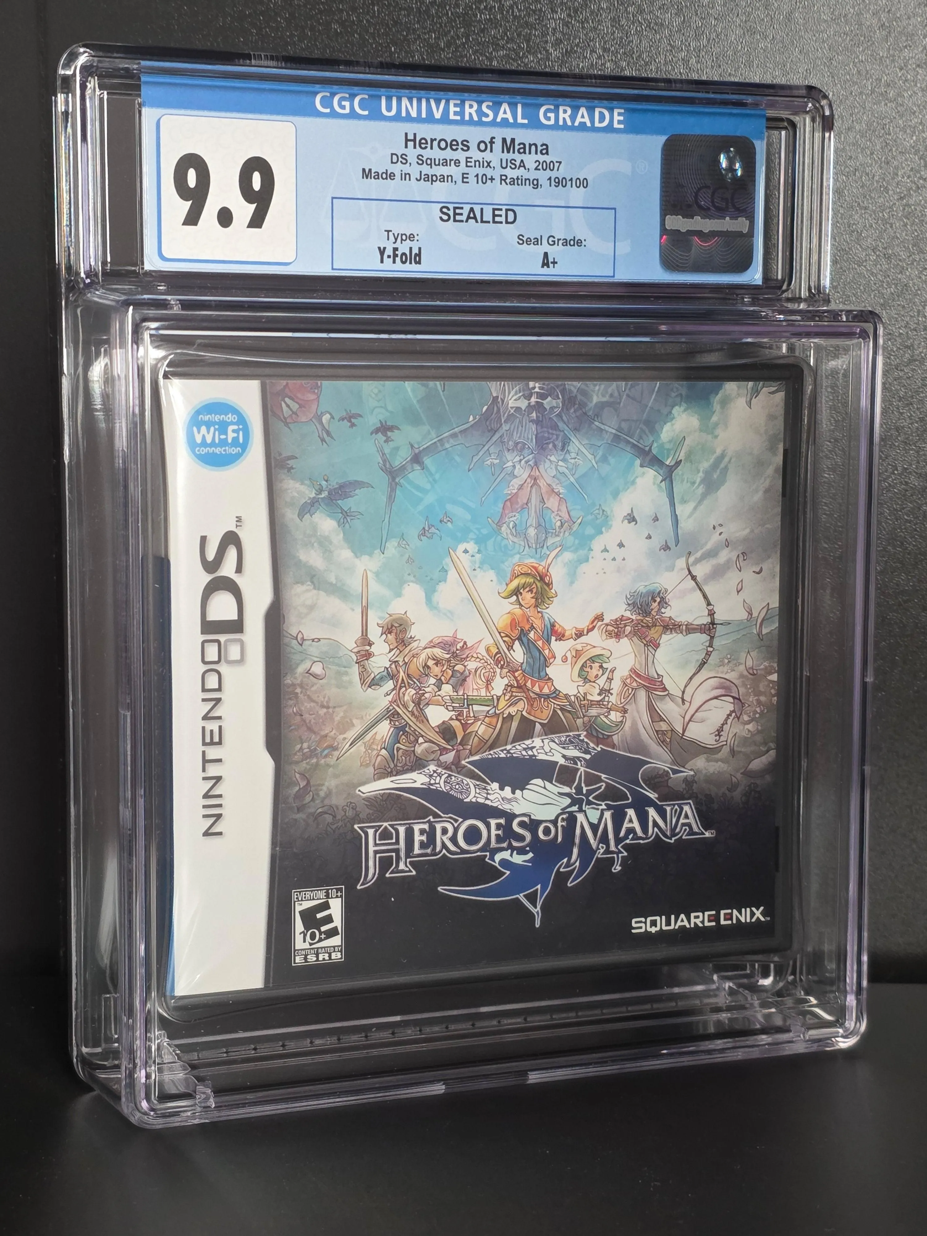 Heroes of Mana Nintendo DS CGC 9.9 A++ FACTORY SEALED
