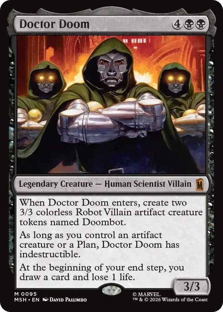 MSH, Doctor Doom, Standard, 95, M, Near Mint, (Foil), EN